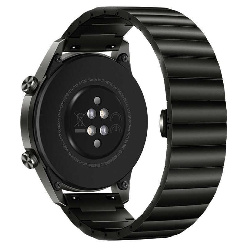 Samsung Gear S3 (22mm) Uyumlu Kordon Metal Seramik Şık KRD-16 Kayış - 6