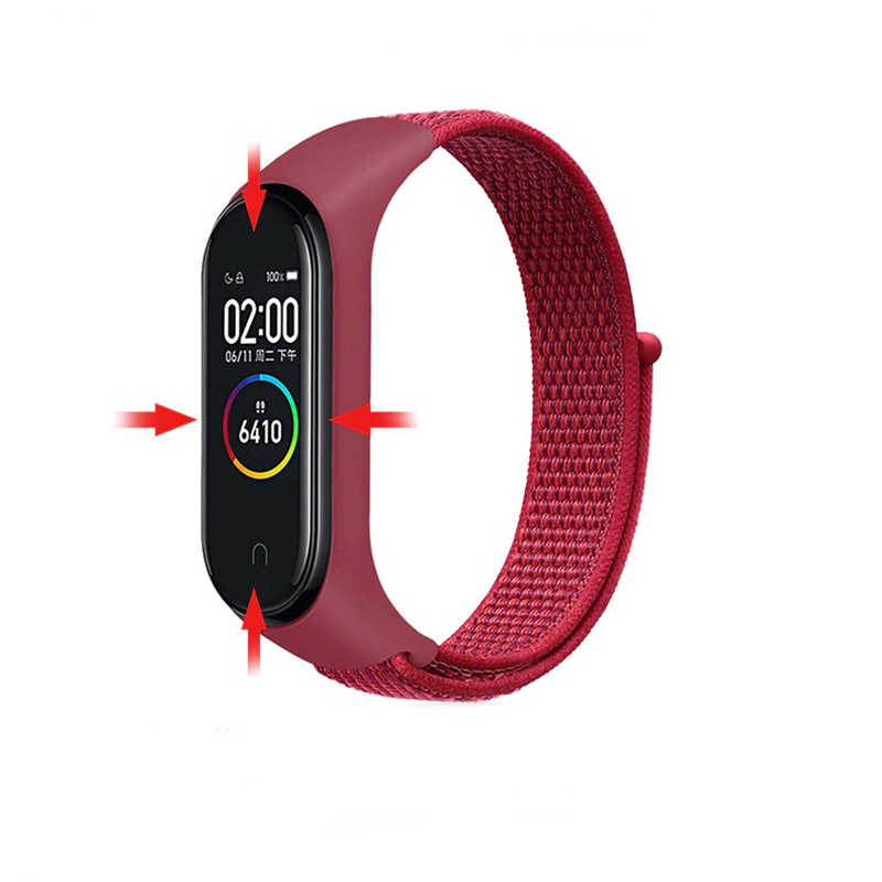 Xiaomi Mi Band 5 Uyumlu KRD-03 Hasır Kordon - 5