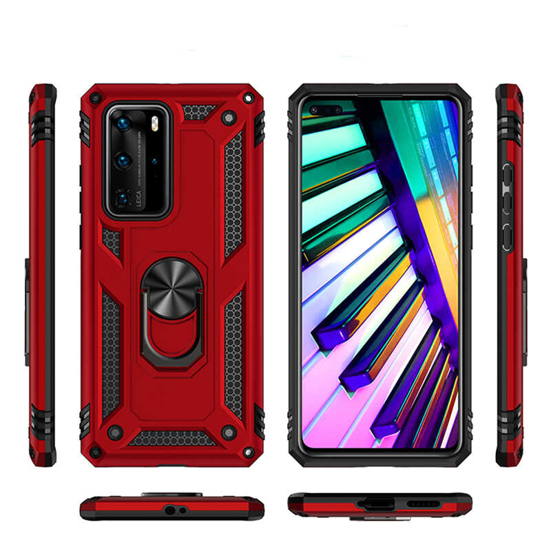 Huawei P40 Pro Uyumlu Kılıf Zore Vega Kapak - 1