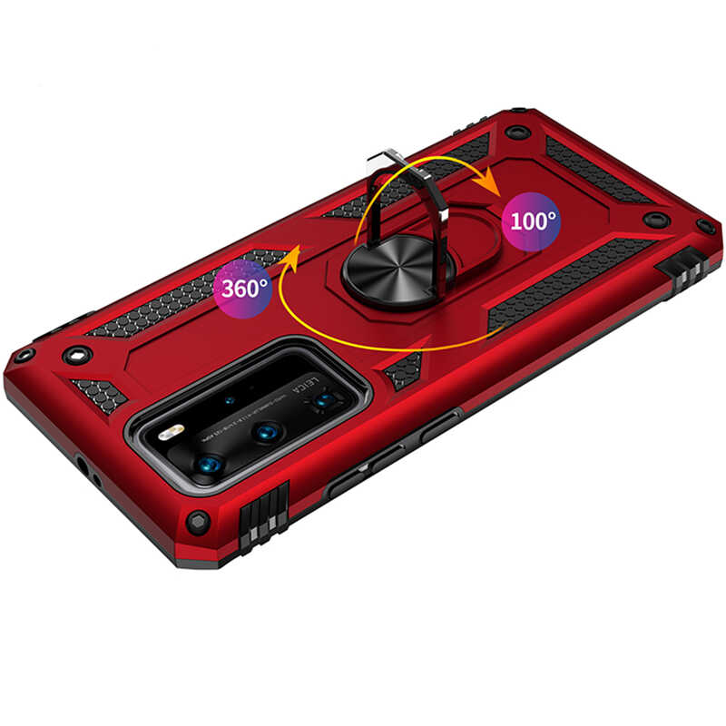 Huawei P40 Pro Uyumlu Kılıf Zore Vega Kapak - 4