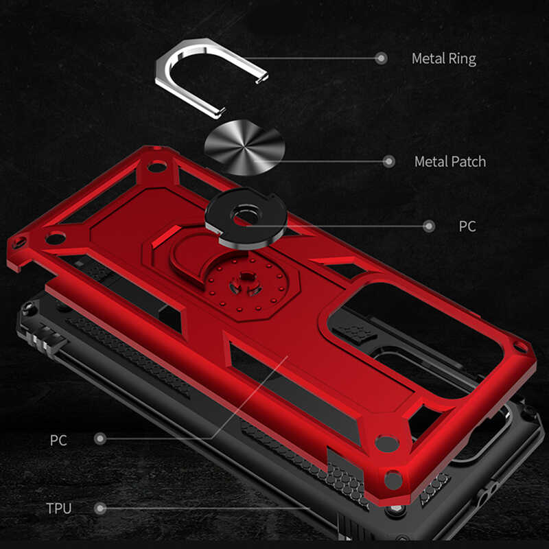 Huawei P40 Pro Uyumlu Kılıf Zore Vega Kapak - 7