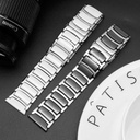 Samsung Gear S3 Uyumlu (22mm) Seramik Metal Kordon - 1