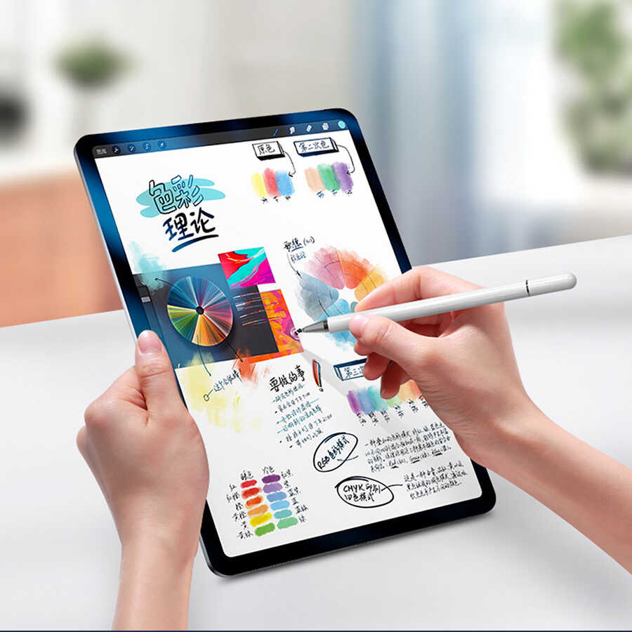 Wiwu Pencil Passive Stylus 2 in 1 Dokunmatik Çizim Kalemi - 5