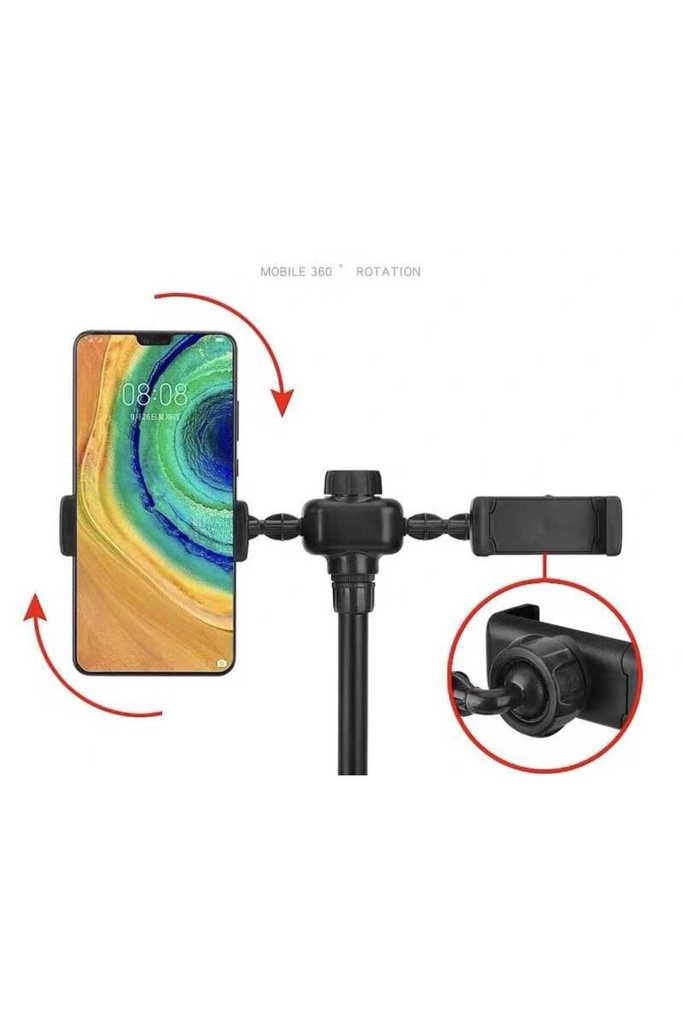 Zore Dual Big Light Işıklı Telefon Tutucu 16 cm Ring Light