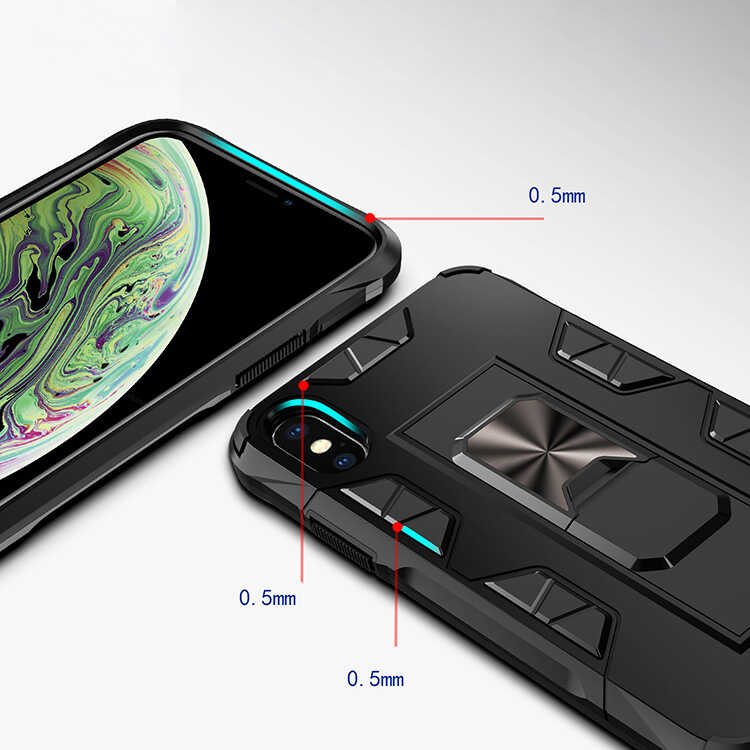 Apple iPhone X Uyumlu Kılıf Zore Volve Kapak - 4