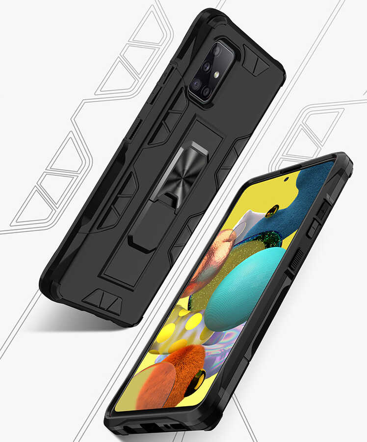 Samsung Galaxy A51 Uyumlu Kılıf Zore Volve Kapak - 1
