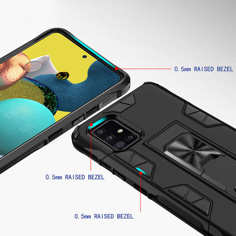 Samsung Galaxy A71 Uyumlu Kılıf Zore Volve Kapak - 5