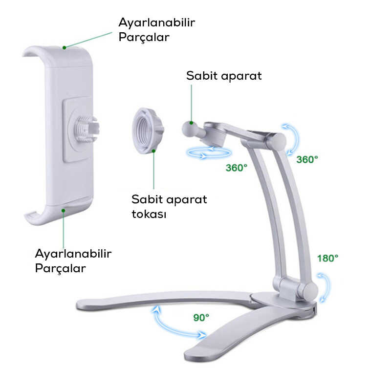 Zore PB-41E Tablet - Telefon Standı - 10
