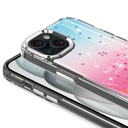 Apple iPhone 15 Plus Uyumlu Kılıf Simli Desenli Parlak Zore Task Kapak - 3