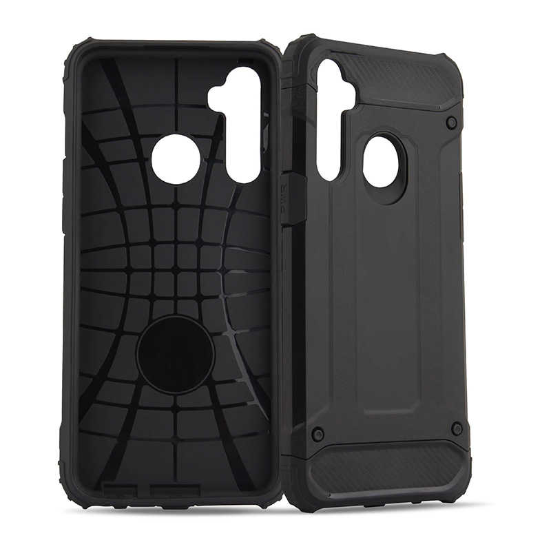 Realme C3 Uyumlu Kılıf Zore Crash Silikon Kapak - 1