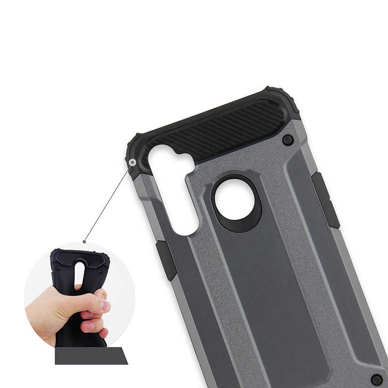 Realme C3 Uyumlu Kılıf Zore Crash Silikon Kapak - 3