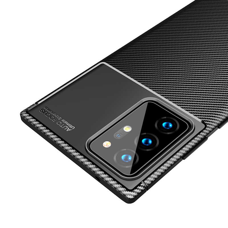Samsung Galaxy Note 20 Ultra Uyumlu Kılıf Zore Negro Silikon Kapak - 9