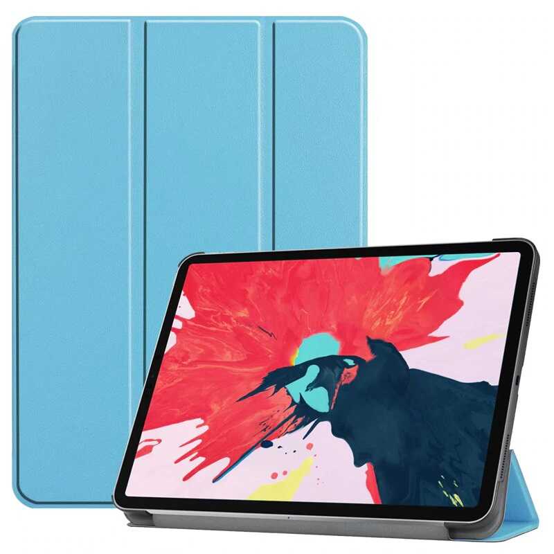 Apple iPad Pro 12.9 2020 Uyumlu (4.Nesil) Zore Smart Cover Standlı 1-1 Kılıf - 2