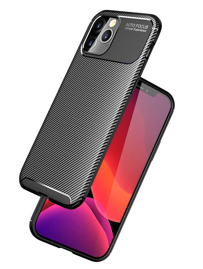 Apple iPhone 12 Pro Max Uyumlu Kılıf Zore Negro Silikon Kapak - 3