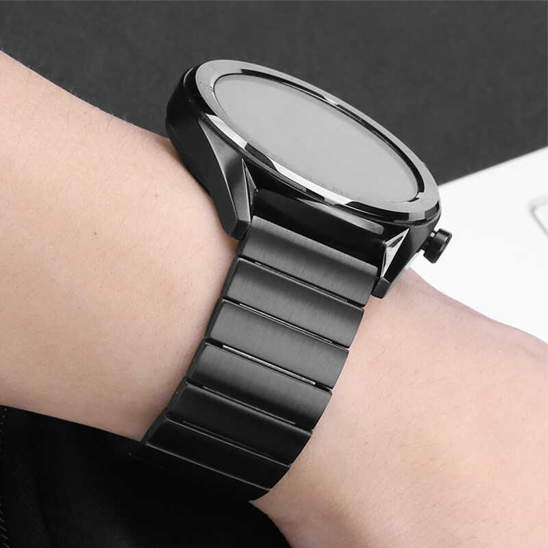 Samsung Galaxy Watch 46mm Uyumlu (22mm) KRD-16 Metal Kordon - 2