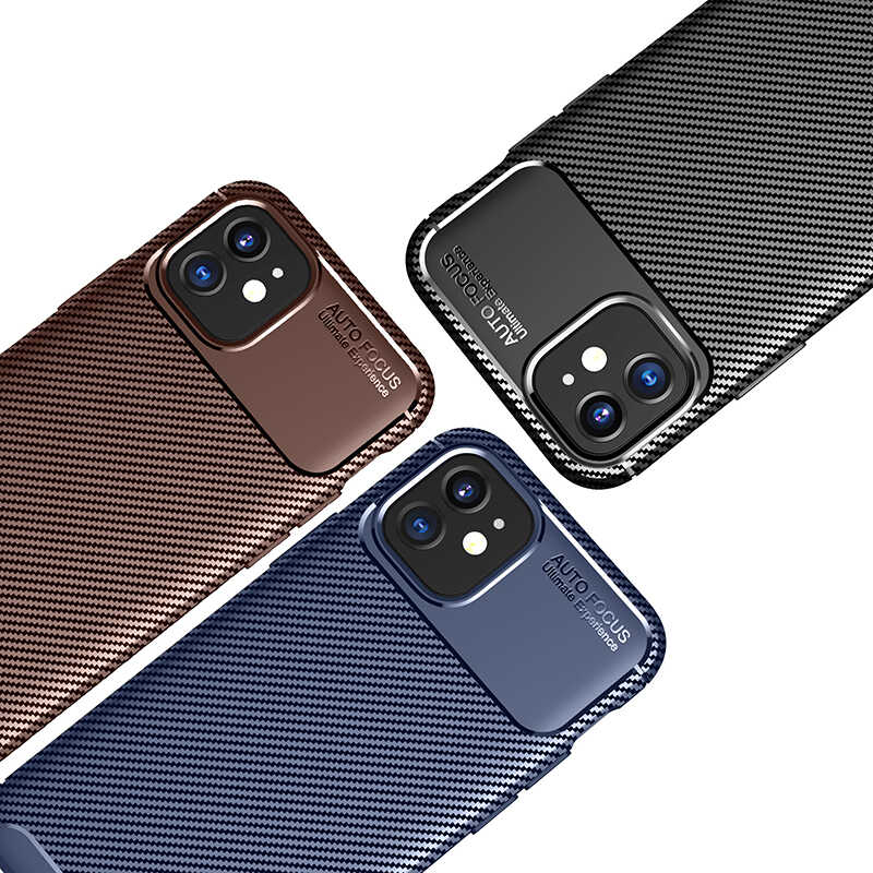 Apple iPhone 12 Uyumlu Kılıf Zore Negro Silikon Kapak - 4