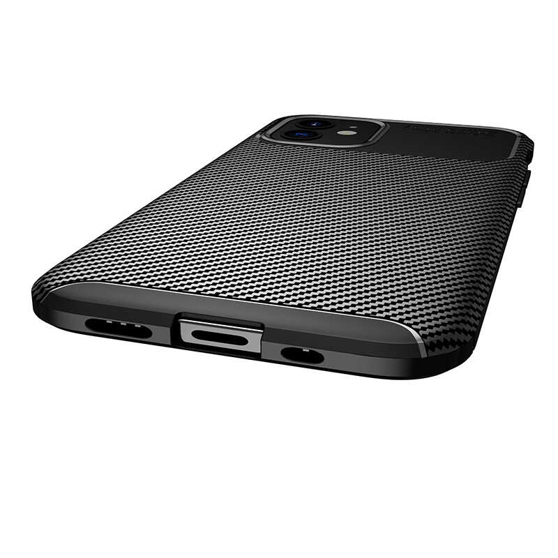 Apple iPhone 12 Uyumlu Kılıf Zore Negro Silikon Kapak - 5
