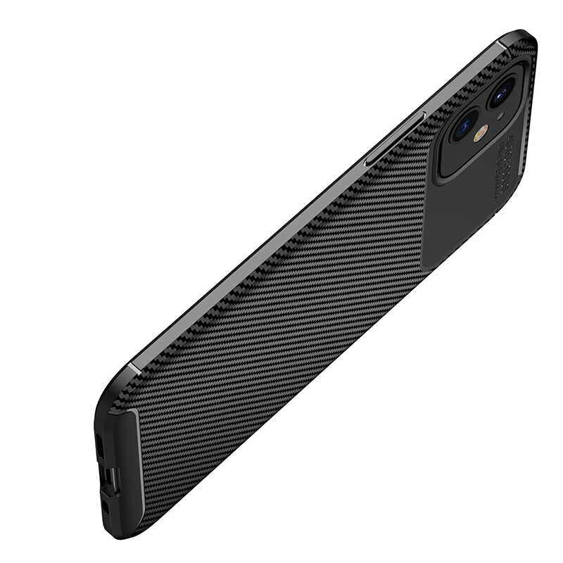 Apple iPhone 12 Uyumlu Kılıf Zore Negro Silikon Kapak - 6