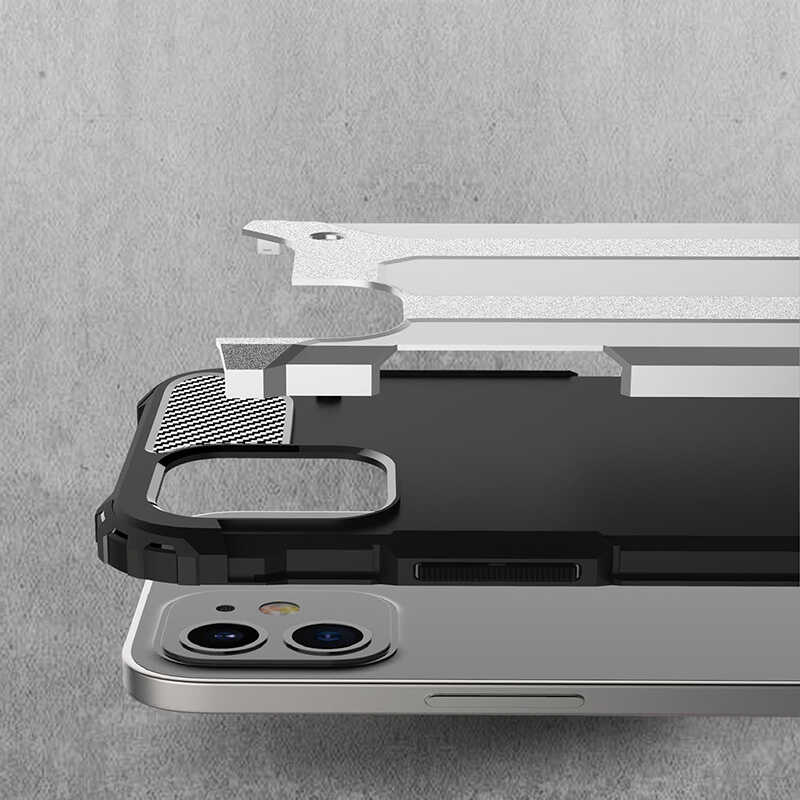 Apple iPhone 12 Mini Uyumlu Kılıf Zore Crash Silikon Kapak - 6