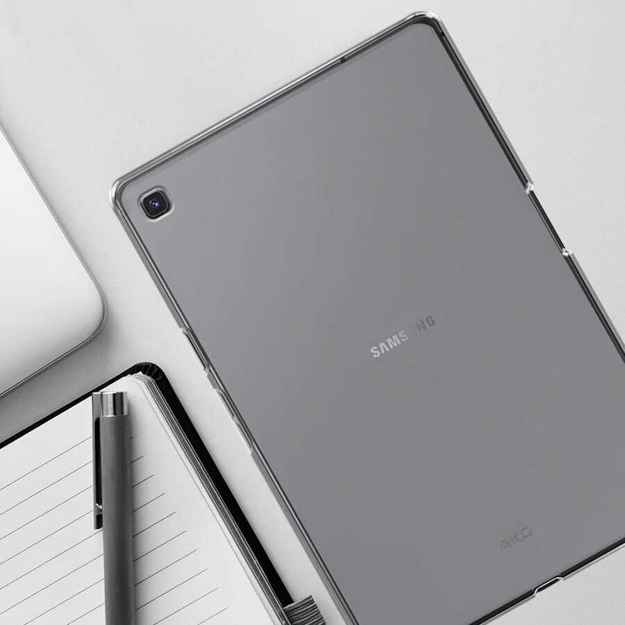 Samsung Galaxy T720 Tab S5E Uyumlu Kılıf Zore Tablet Süper Silikon Kapak - 3