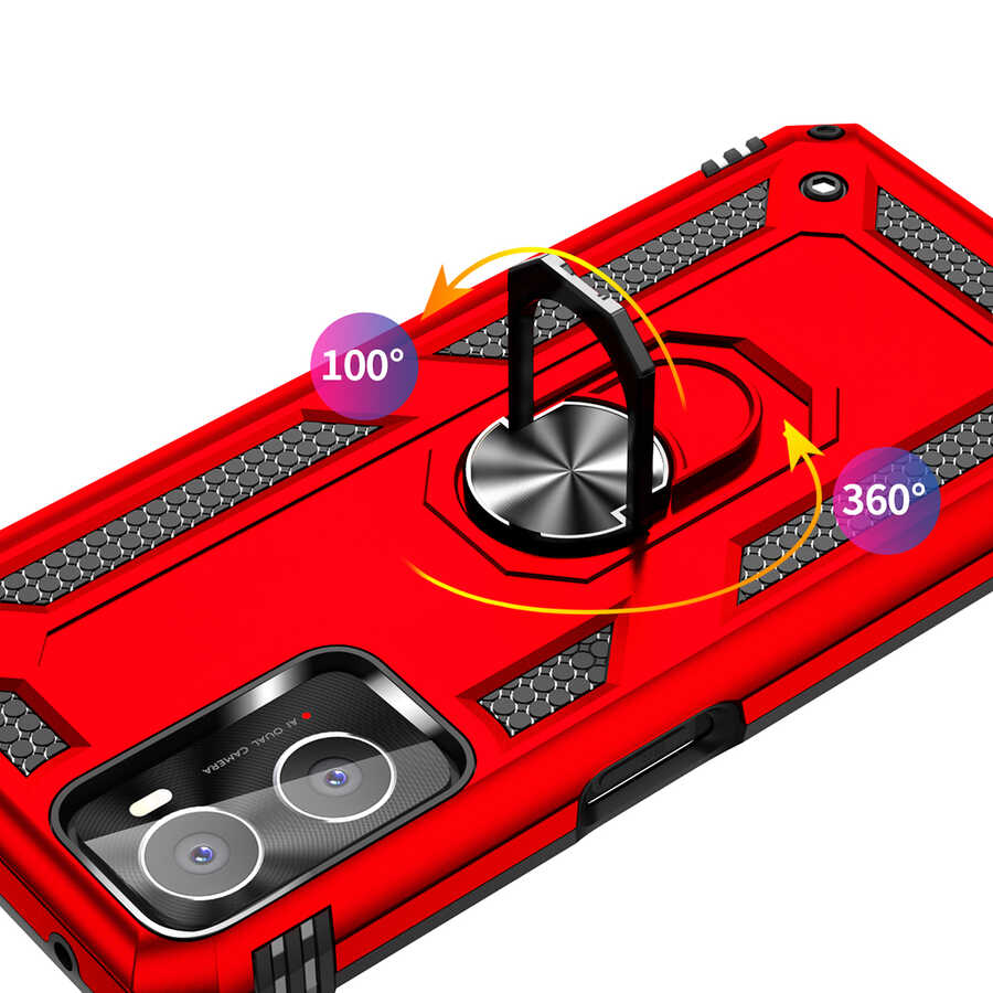 Oppo A76 Uyumlu Kılıf Zore Vega Kapak - 3