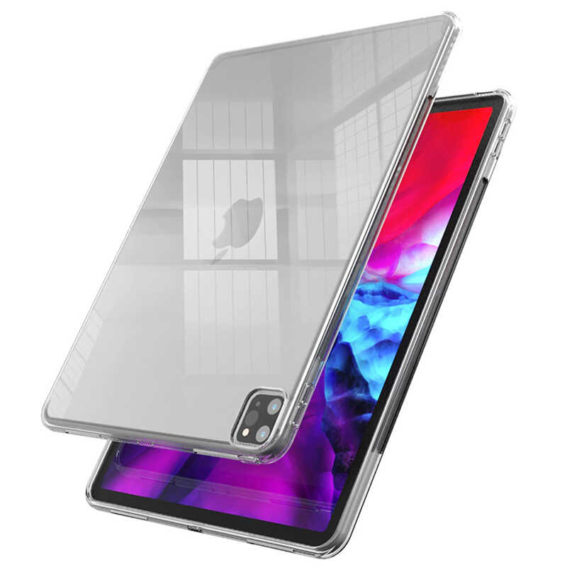 Apple iPad Pro 12.9 Uyumlu Pro 2020 (4.Nesil) Kılıf Zore Tablet Süper Silikon Kapak - 1