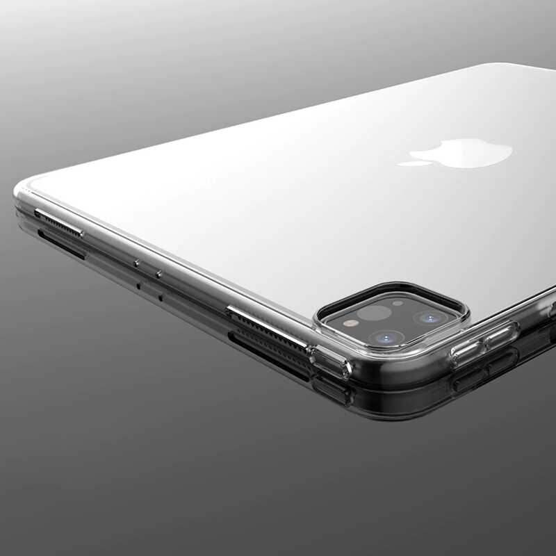 Apple iPad Pro 12.9 Uyumlu Pro 2020 (4.Nesil) Kılıf Zore Tablet Süper Silikon Kapak - 2