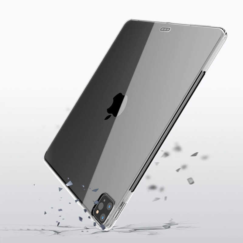 Apple iPad Pro 12.9 Uyumlu Pro 2020 (4.Nesil) Kılıf Zore Tablet Süper Silikon Kapak - 3