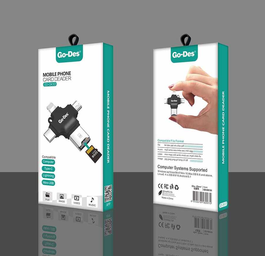Go Des GD-DK101 Hafıza Kart Okuyucu - 1