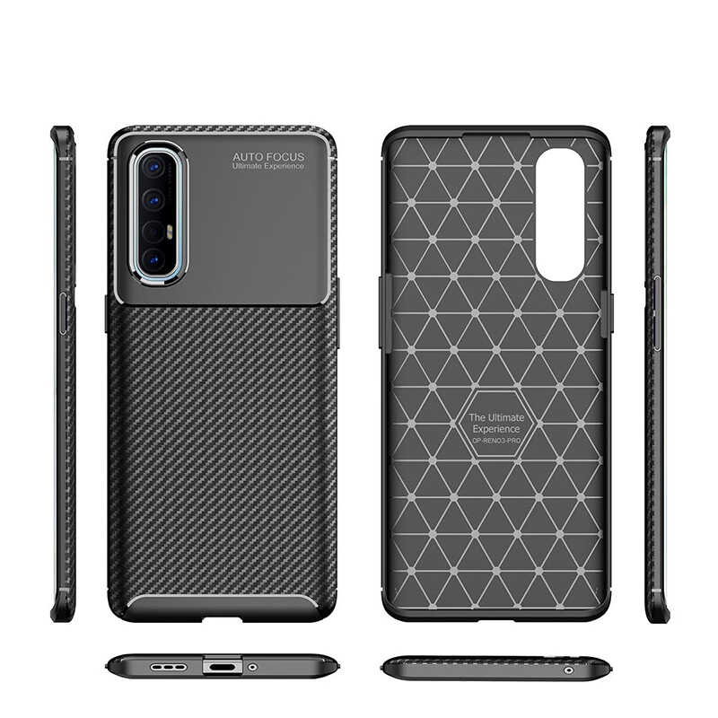 Oppo Reno 3 Pro 5G Uyumlu Kılıf Zore Negro Silikon Kapak - 8