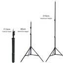 Jmary MT-75 Tripod 3 Kademeli Yükseklik Ayarlı Katlanabilir Kompakt Tasarım 210 cm - 3