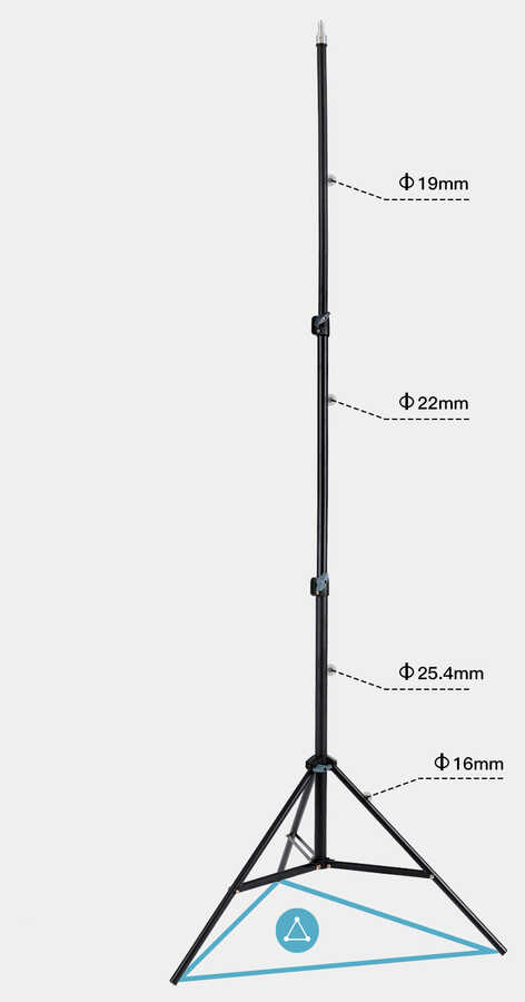 Jmary MT-75 Tripod 3 Kademeli Yükseklik Ayarlı Katlanabilir Kompakt Tasarım 210 cm - 7
