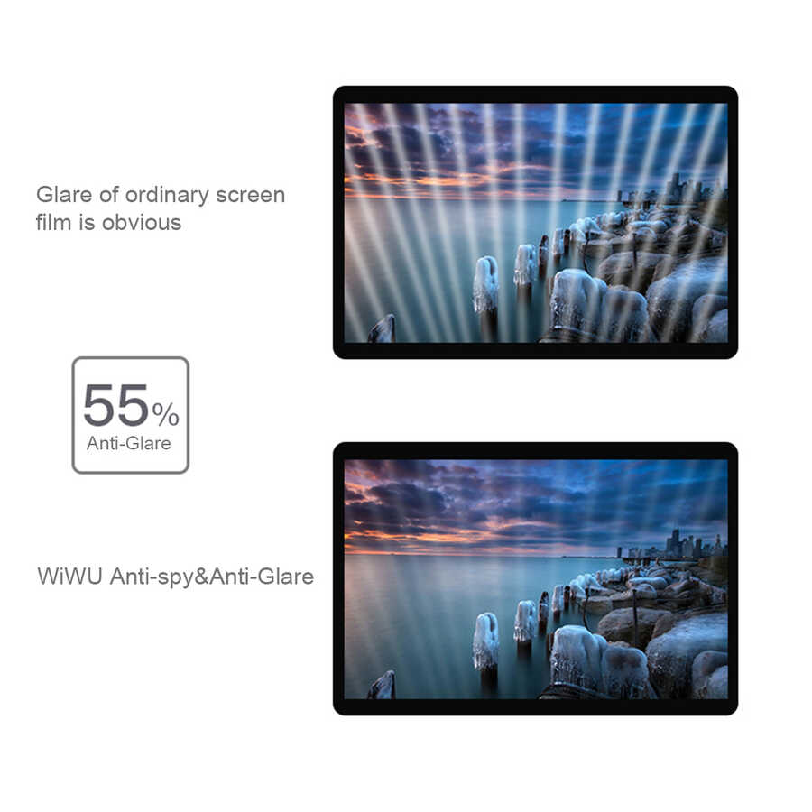 Apple Macbook 15.4' Pro Retina Uyumlu Wiwu Privacy Ekran Koruyucu - 3