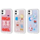 Apple iPhone 11 Uyumlu Kılıf Kabartma Figürlü Parlak Zore Minimini Silikon Kapak - 1