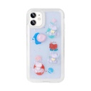 Apple iPhone 11 Uyumlu Kılıf Kabartma Figürlü Parlak Zore Minimini Silikon Kapak - 6