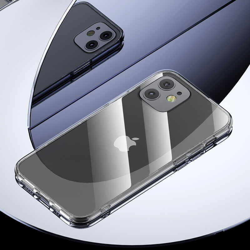 Apple iPhone 12 Uyumlu Kılıf Benks ​​​​​​Magic Crystal Clear Glass Kapak - 1