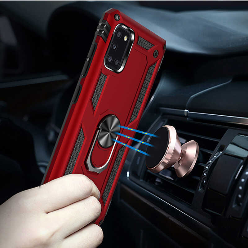 Samsung Galaxy A31 Uyumlu Kılıf Zore Vega Kapak - 5