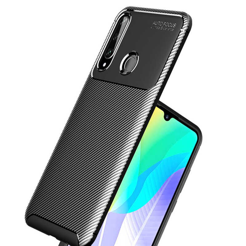 Huawei Y6P Uyumlu Kılıf Zore Negro Silikon Kapak - 1
