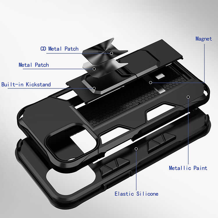 Apple iPhone 12 Pro Uyumlu Kılıf Zore Volve Kapak - 3