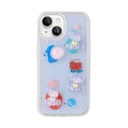 Apple iPhone 14 Uyumlu Kılıf Kabartma Figürlü Parlak Zore Minimini Silikon Kapak - 1