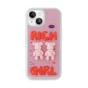 Apple iPhone 14 Uyumlu Kılıf Kabartma Figürlü Parlak Zore Minimini Silikon Kapak - 4