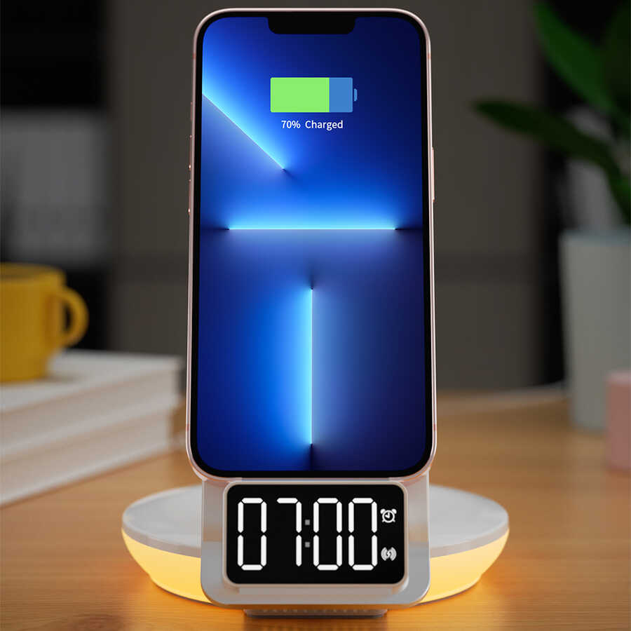 Wiwu M11 4 in 1 Kablosuz Şarj Standı - 4