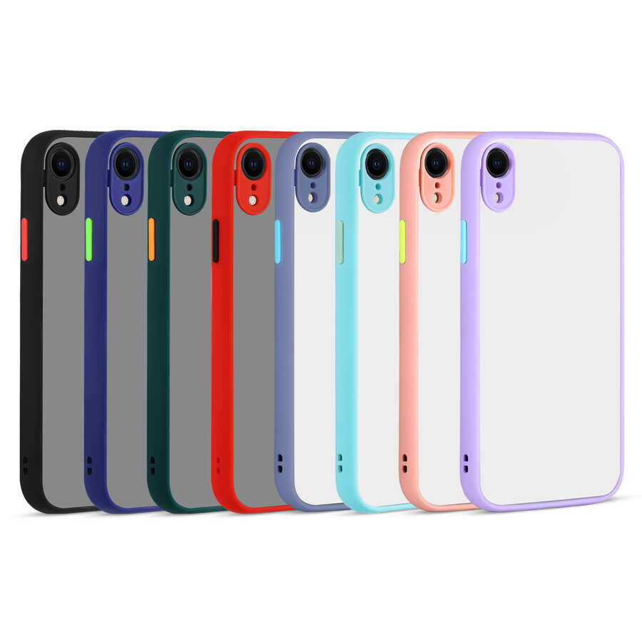 Apple iPhone XR Uyumlu Kılıf Zore Hux Kapak - 1
