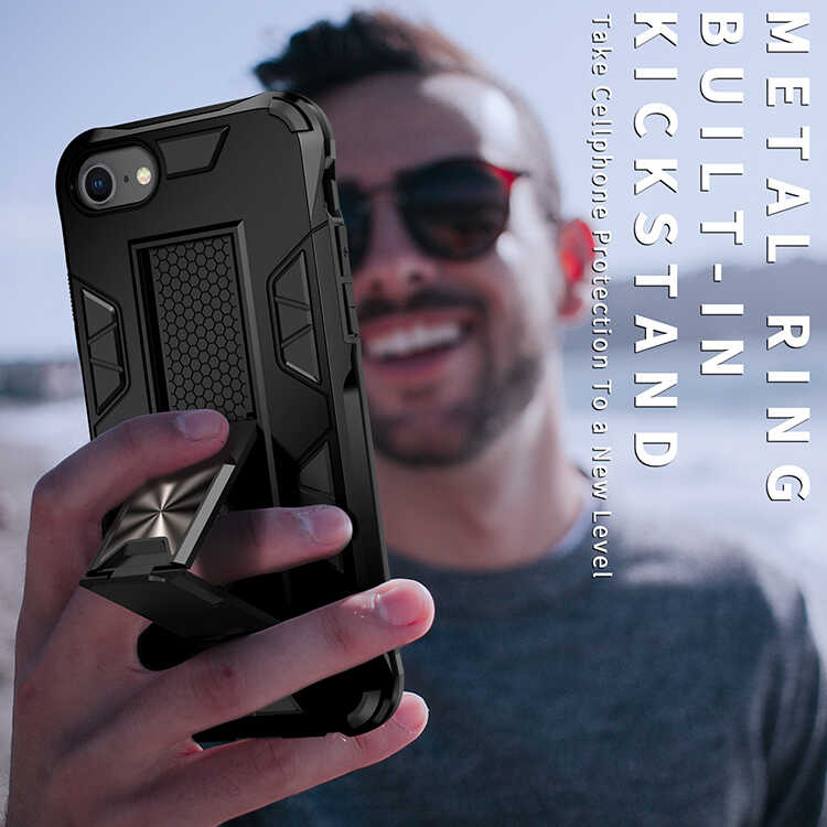 Apple iPhone SE 2020 Uyumlu Kılıf Zore Volve Kapak - 11