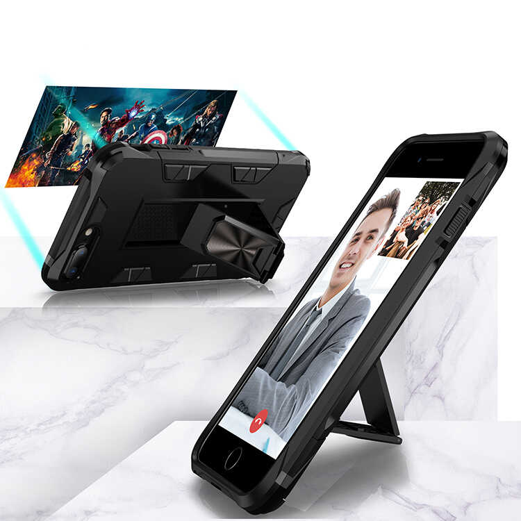 Apple iPhone 7 Plus Uyumlu Kılıf Zore Volve Kapak - 9