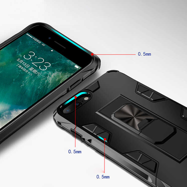 Apple iPhone 8 Plus Uyumlu Kılıf Zore Volve Kapak - 6