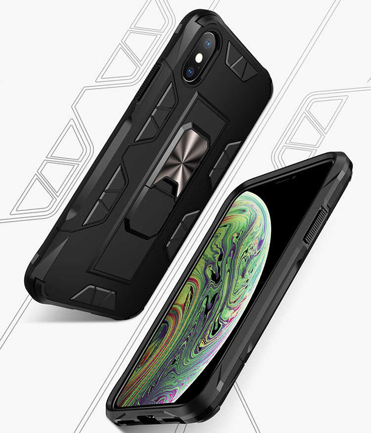 Apple iPhone XS Uyumlu Kılıf Zore Volve Kapak - 9