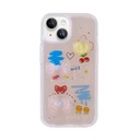 Apple iPhone 15 Plus Uyumlu Kılıf Kabartma Figürlü Parlak Zore Minimini Silikon Kapak - 2