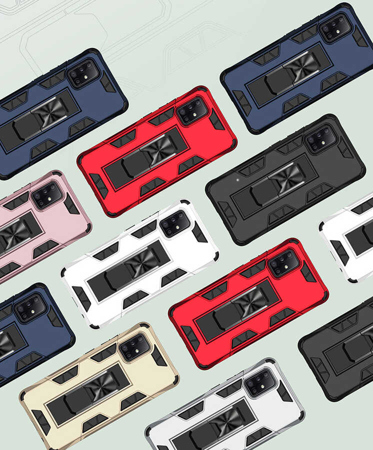 Samsung Galaxy A51 Uyumlu Kılıf Zore Volve Kapak - 9