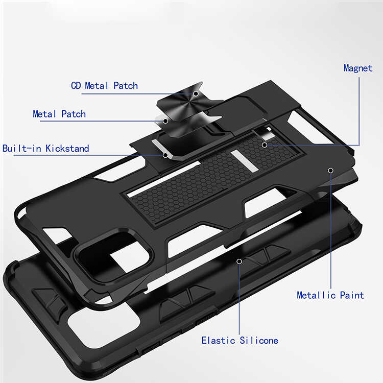 Samsung Galaxy A81 Uyumlu (Note 10 Lite) Kılıf Zore Volve Kapak - 3